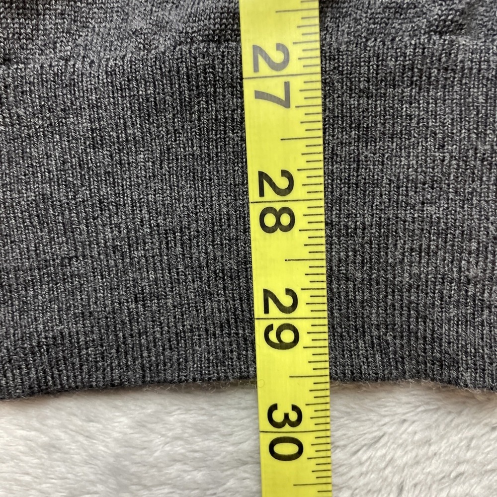 John Lewis Mens 100% Merino Wool Sweater Size XL Charcoal V-Neck Office Classic - Picture 7 of 7